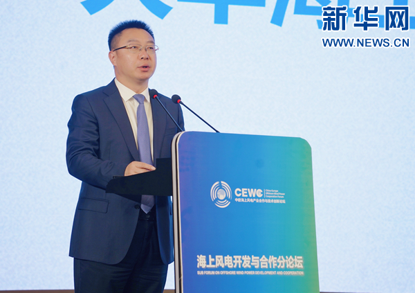 盐城市大丰区区长戴勇作主旨演讲