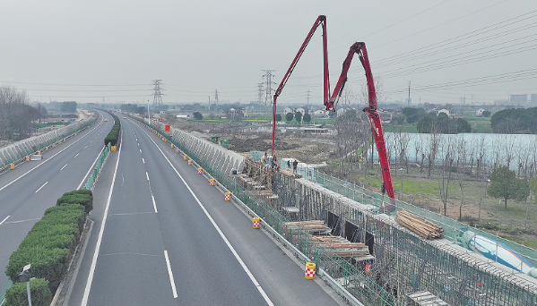 锡宜高速公路改扩建工程全速推进_新华网江苏频道