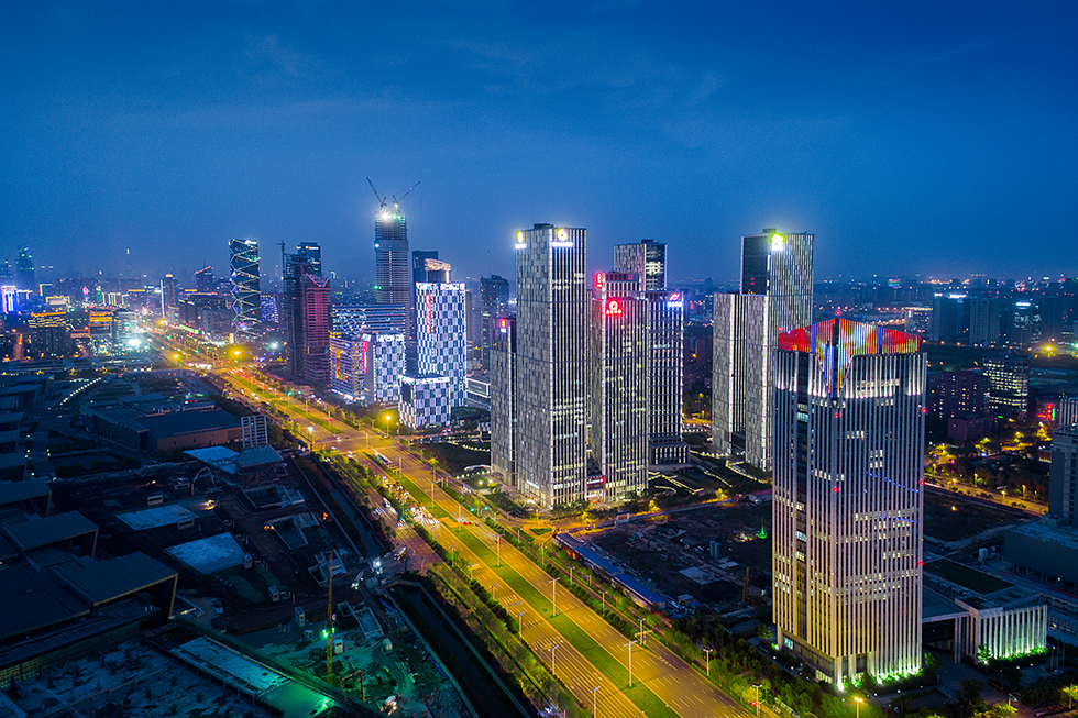 南京河西中央商务区现场图集
