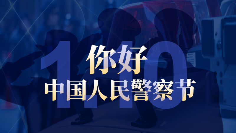 你好，中国人民警察节！
