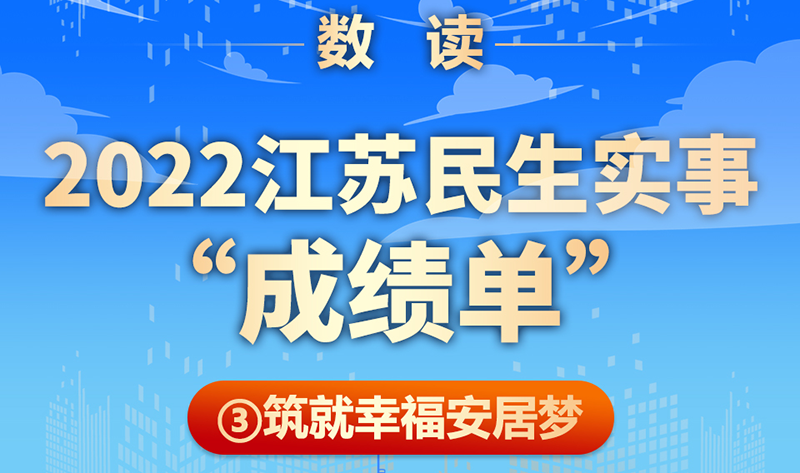 数读2022江苏民生实事“成绩单”|筑就幸福安居梦