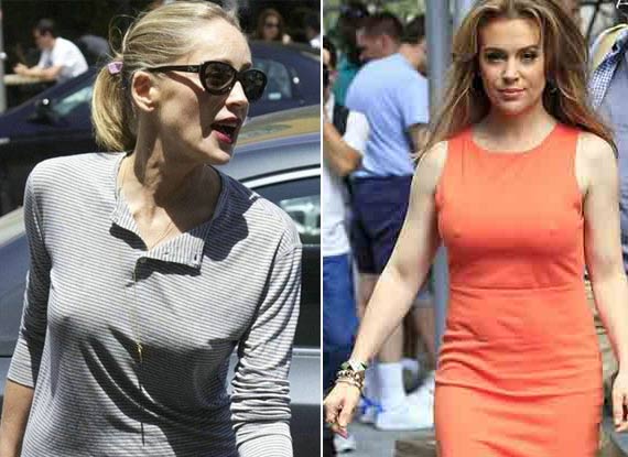 女星身体力行支持<em>无胸罩日</em>