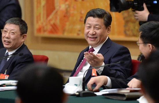 2014全国两会江苏代表团在北京新闻图片-新华